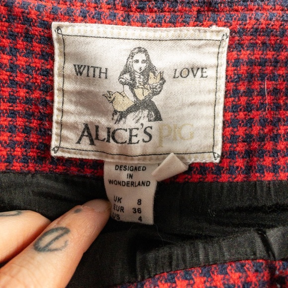 Alices pig high waist lace up skirt - Picture 7 of 7